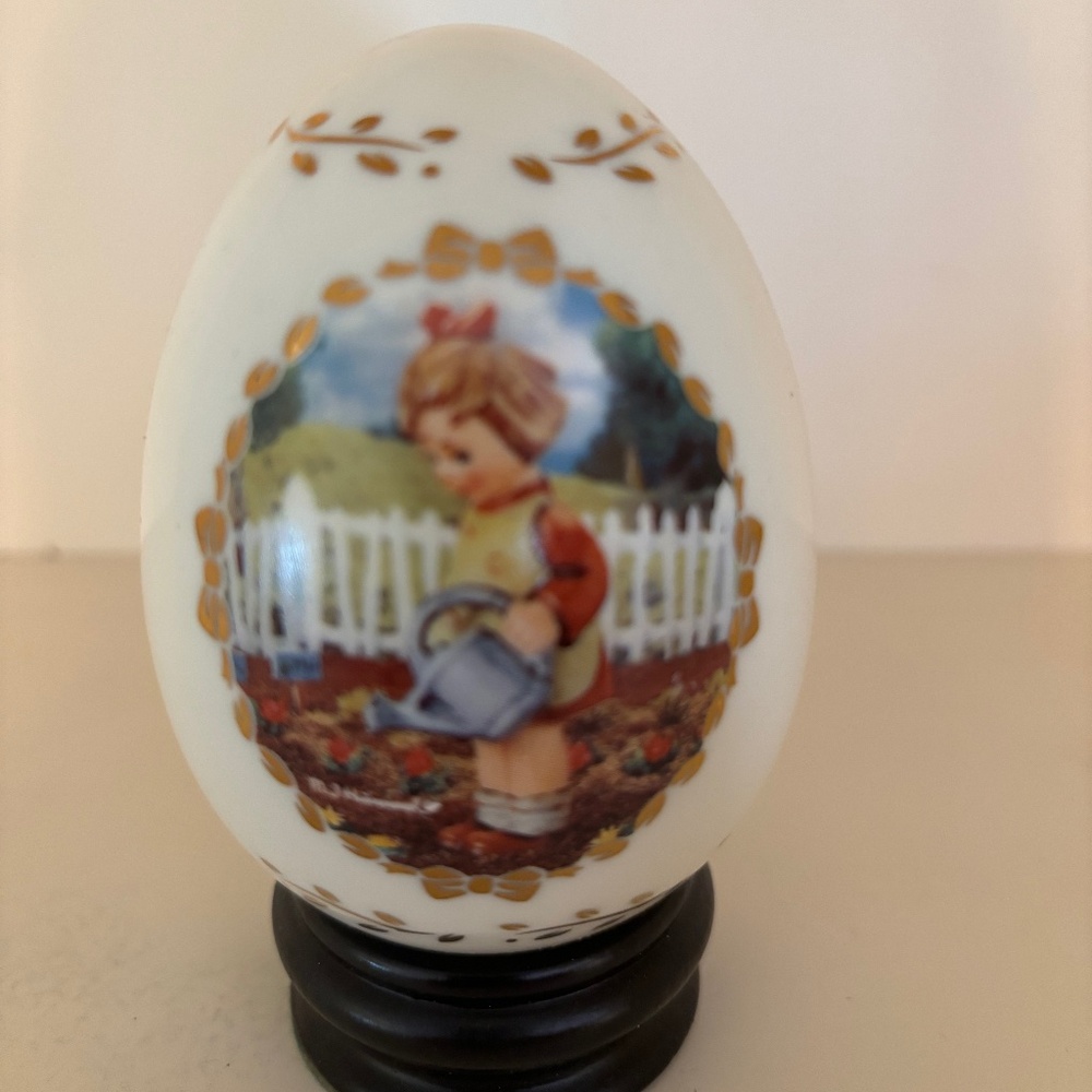 MI Hummel Porcelain Egg Collection by The Danbury Mint w/COA  (12 total)